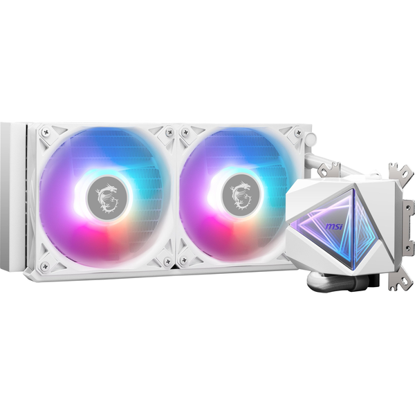 Vodní chlazení procesoru CPU MSI MAG CoreLiquid I240 ARGB Bílé