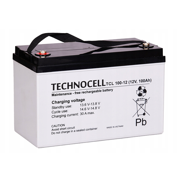 TCL100-12 TECHNOCELL Akumulator AGM 12V 106Ah