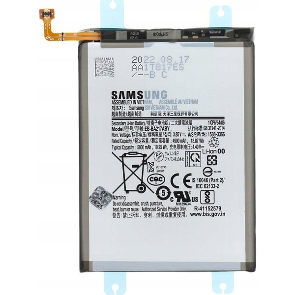 Akkumulátor Gyári ServicePack EB-BA515ABY Samsung Galaxy A51 A515 GH82-21668A