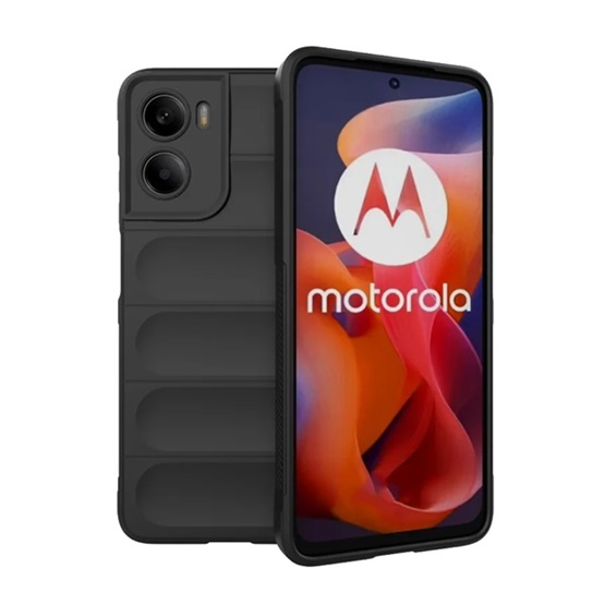Gigapack szilikon tok 3D minta Motorola Moto G05 fekete