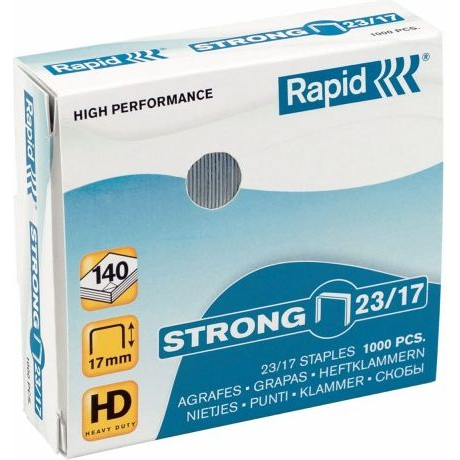 C/1000 Grapas 23/17 Acero Rapid