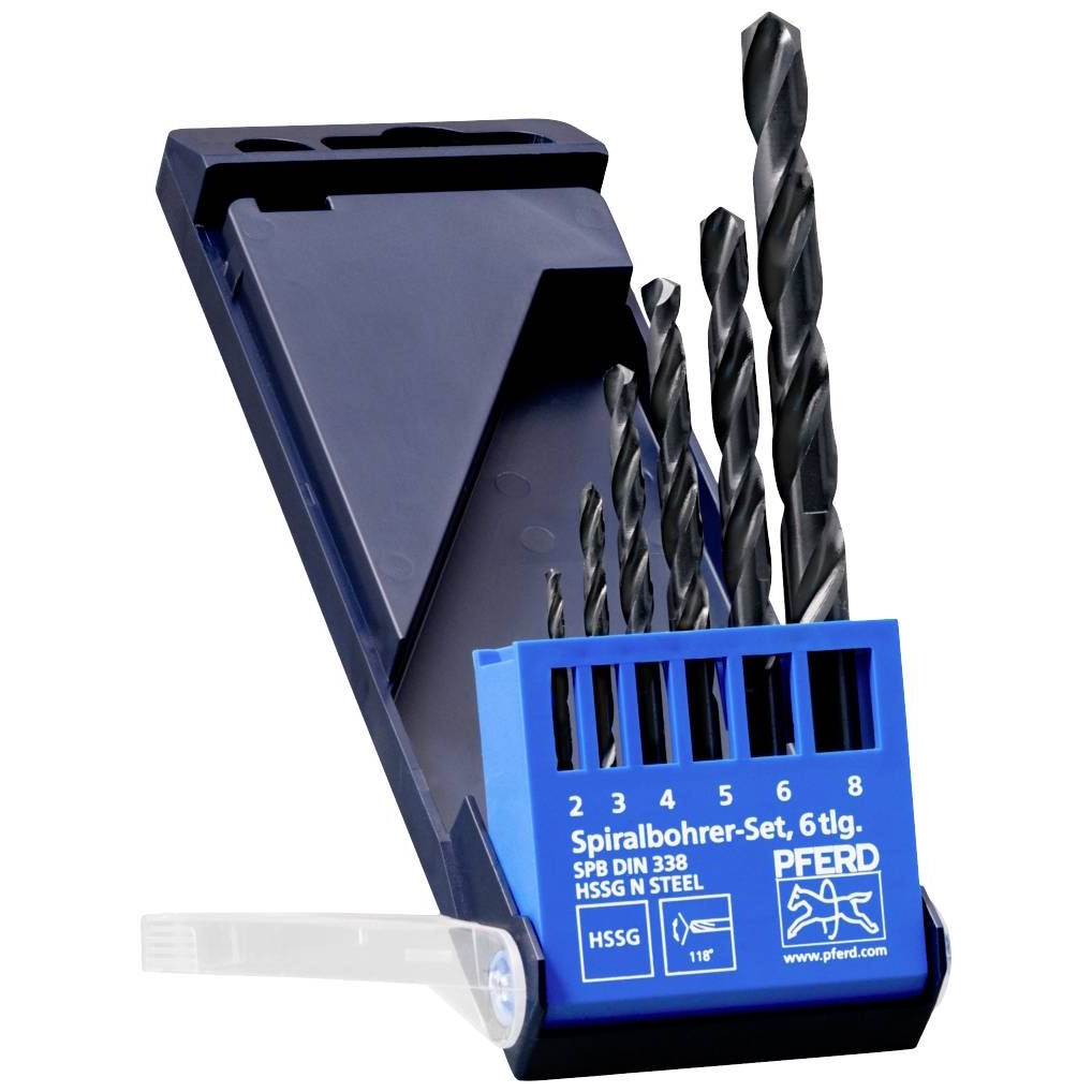 PFERD fém spirálfúró készlet 6db (25298003) (pferd25298003)