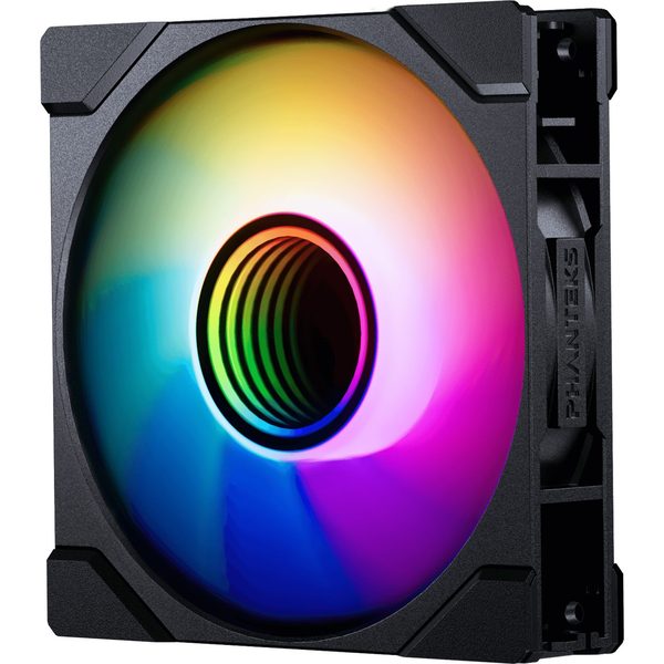 Phanteks M25 Gen2 120mm D-RGB PWM Fordított légáramlású Rendszerhűtő ventilátor - Fekete