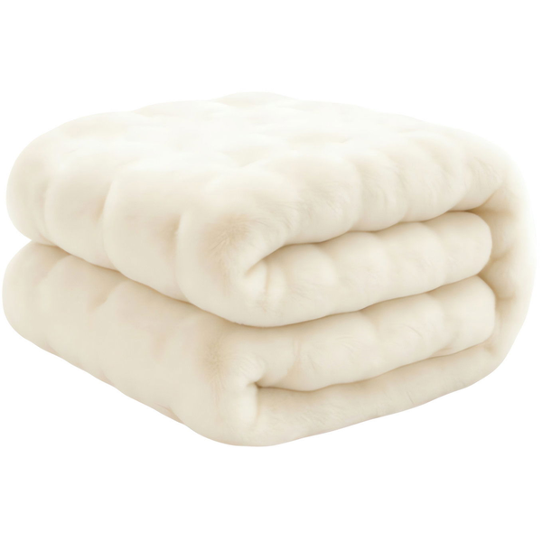 Deka Ruhhy polyester 100 cm x 160 cm biela