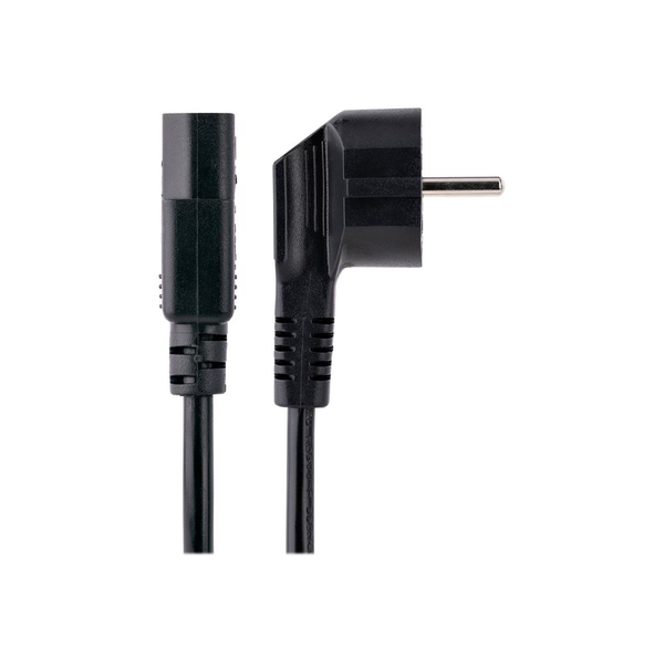 StarTech.com 713E-1M-POWER-CORD el-ledning Sort CEE7/7 C13 forbinder