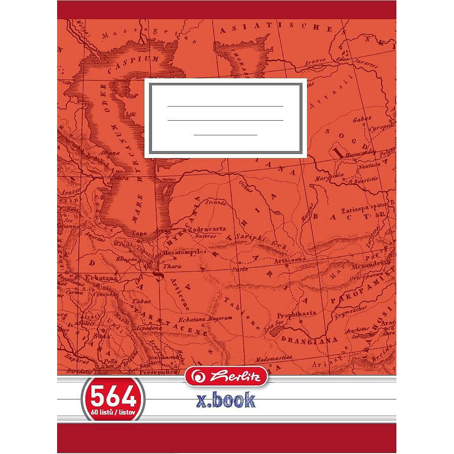 HERLITZ 564 famentes, margós, vonalas (60078250)