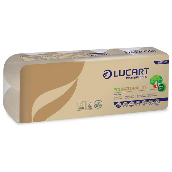 Lucart EcoNatural toaletní papír ekologický 10 rolí
