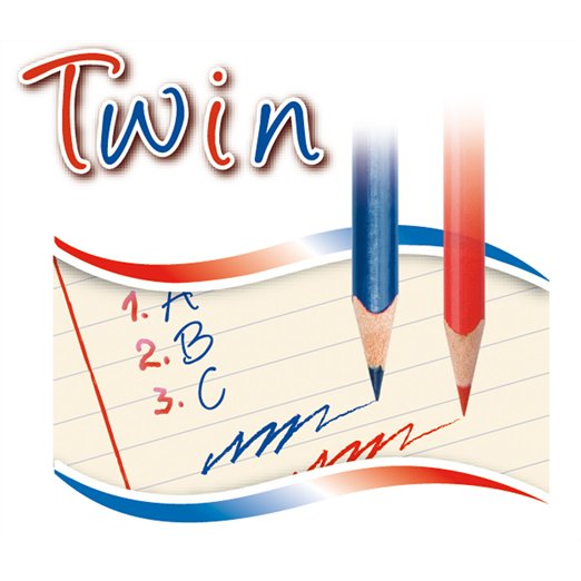 Kores Twin Háromszögletű kék-piros Postairón (94178/94871)