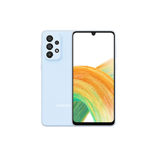 Samsung Galaxy A33 5G SM-A336B 16,3 cm (6.4") Dual SIM hibrid Android 12 USB tip-C 6 Giga Bites 128 Giga Bites 5000 mAh Albastru