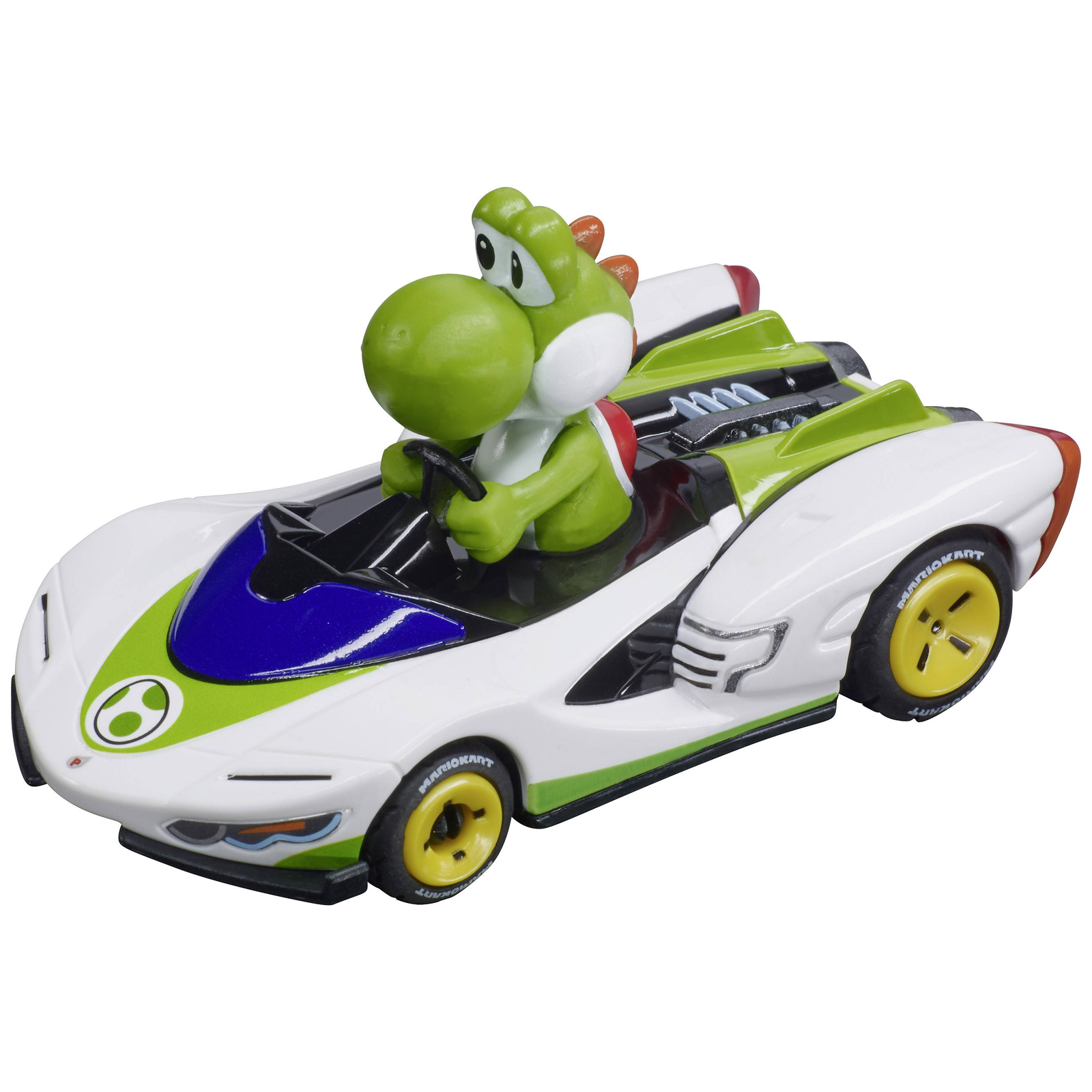 Carerra GO!!! Mario Kart P-Wing Yoshi versenyautó (1:43) - Fehér/Zöld (20064183)