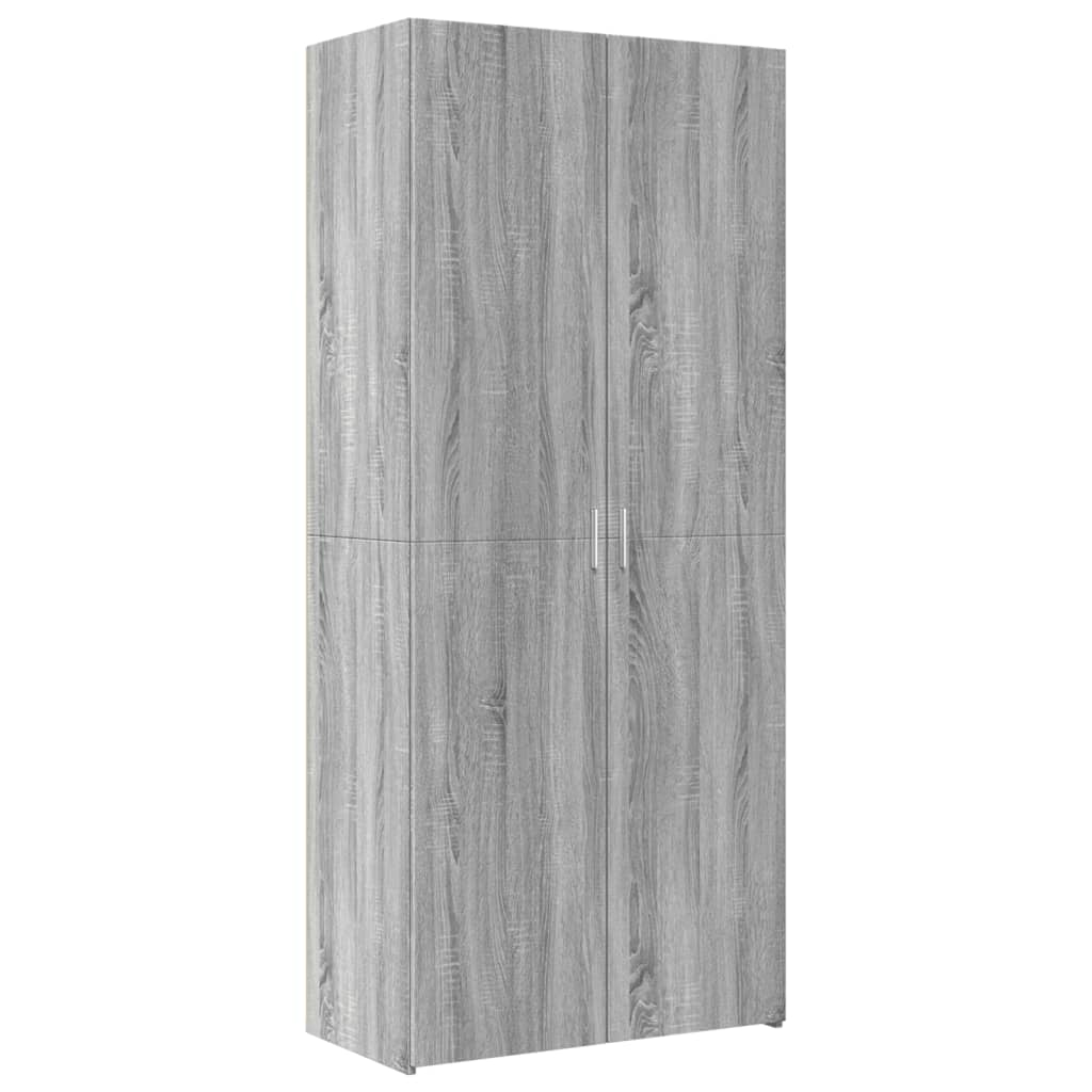 szürke sonoma szerelt fa magasszekrény 80 x 42,5 x 185 cm (3281439)