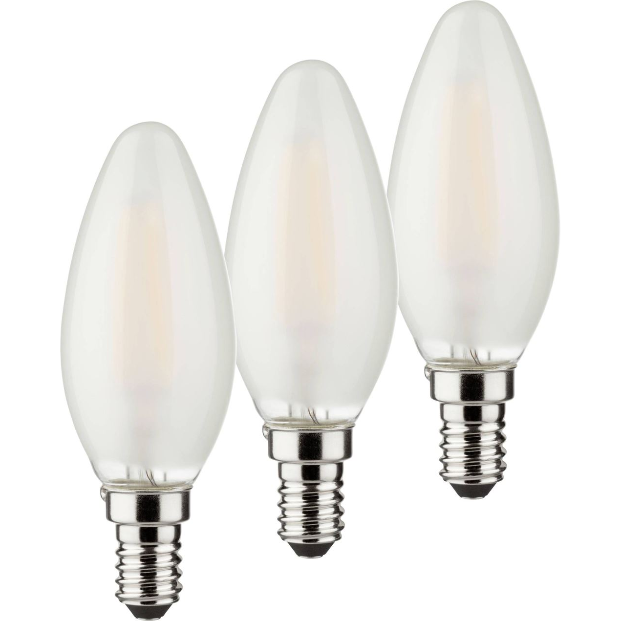 Müller-Licht LED EEK E (A-G) E14 Gyertya forma 4W = 40W Melegfehér 3db (400292) (ML400292)