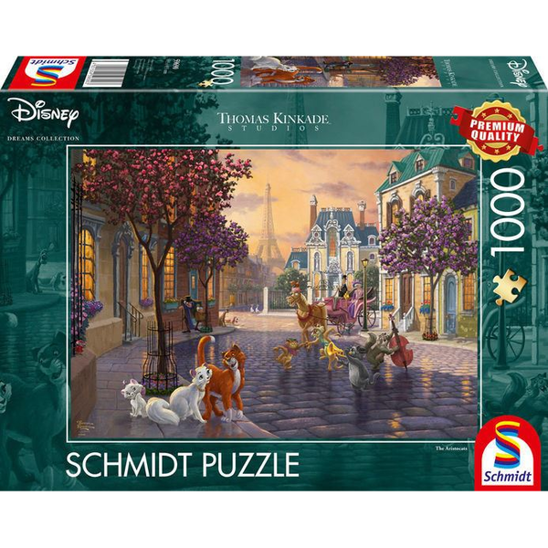 Schmidt Disney, Macskarisztokraták 1000 db-os puzzle (59690)