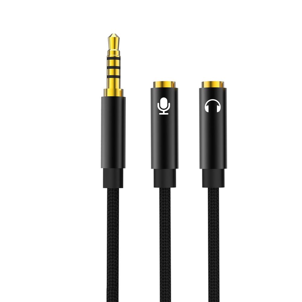 XO audio jack kabel - 3,5mm jack mikrofon 0,23 m