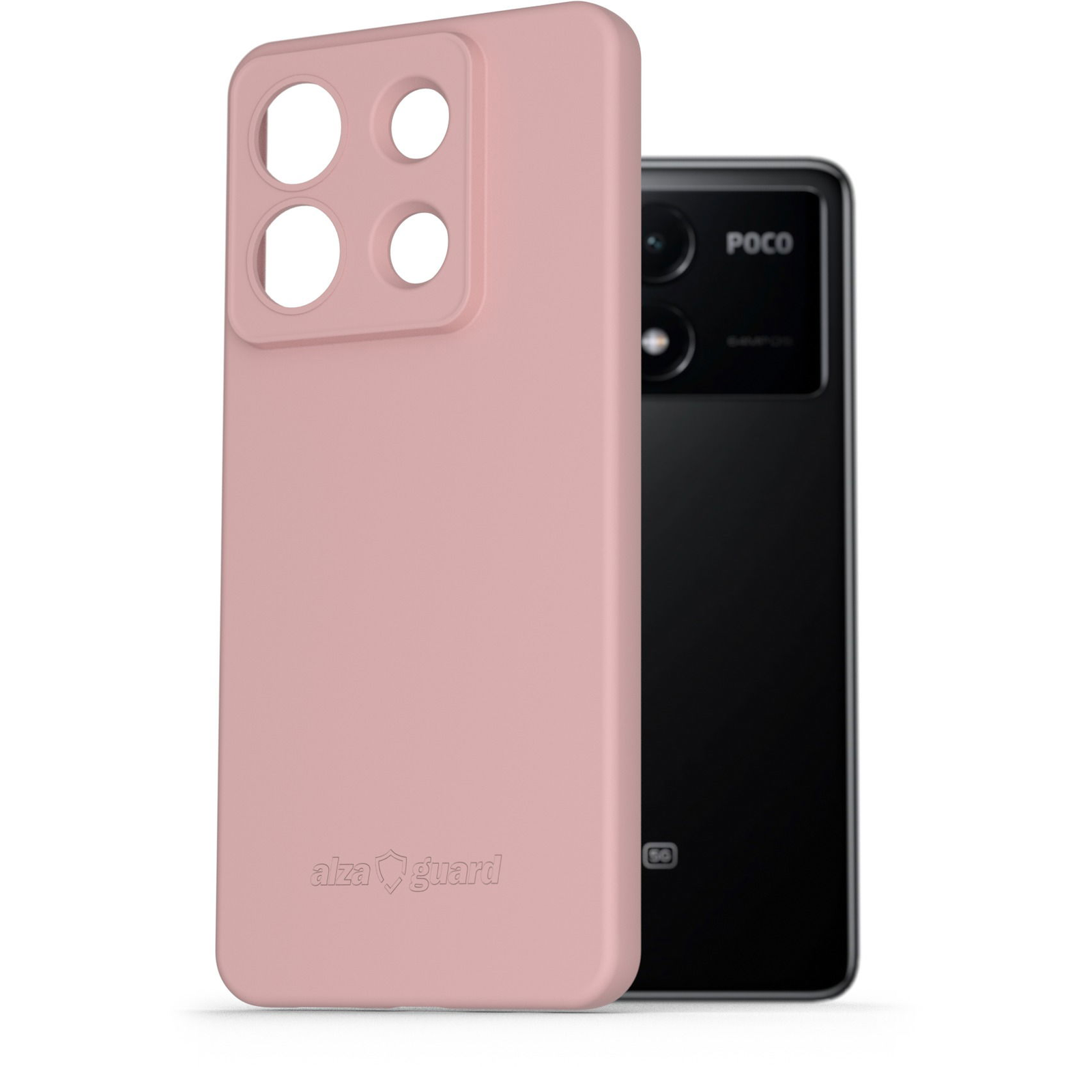 AlzaGuard Matte TPU Case Xiaomi Redmi Note 13 Pro 5G / POCO X6 5G rózsaszín tok (AGD-PCT406P)