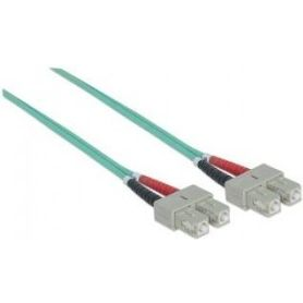 Techly ILWL D5-B-050/OM3 InfiniBand en Glasvezelkabel 5 m SC Aqua-kleur