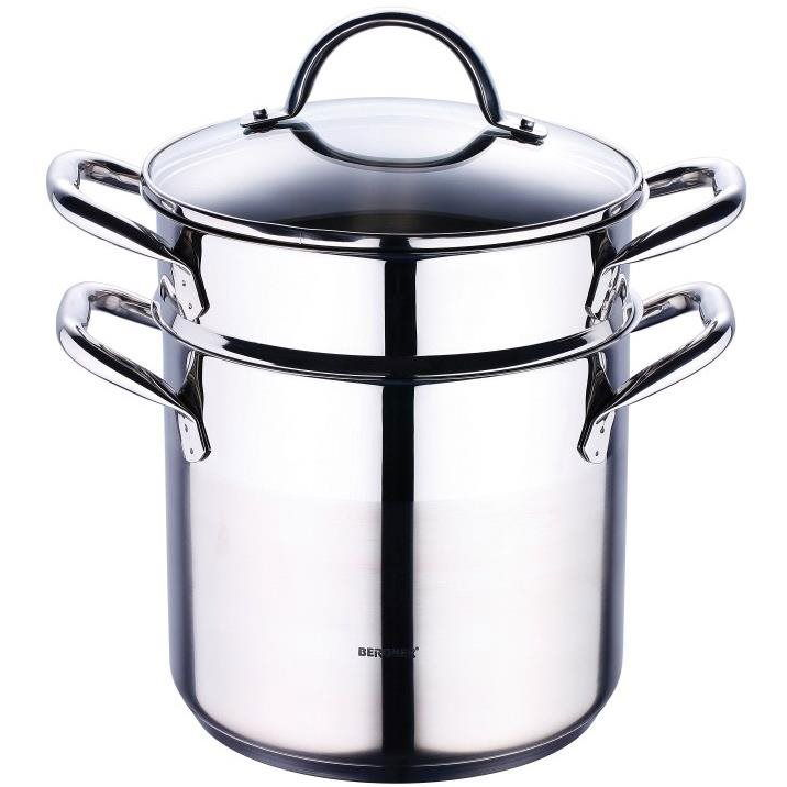 Bergner Rozsdamentes acél párolóedény, 5 l, GOURMET (BG-6520)
