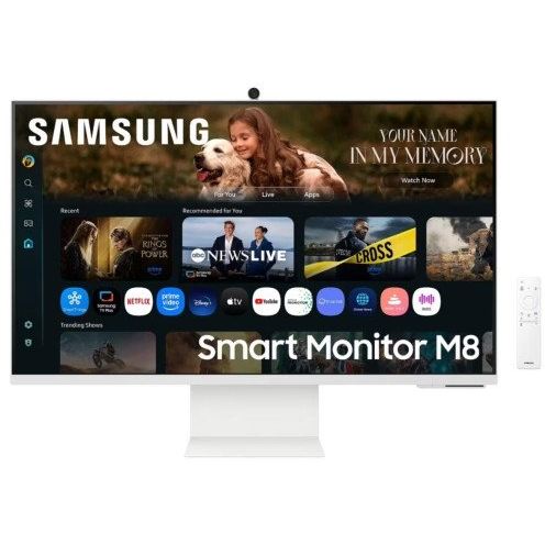Samsung M8 M80F Monitor PC 81,3 cm (32") 3840 x 2160 Pixel 4K Ultra HD LCD Bianco