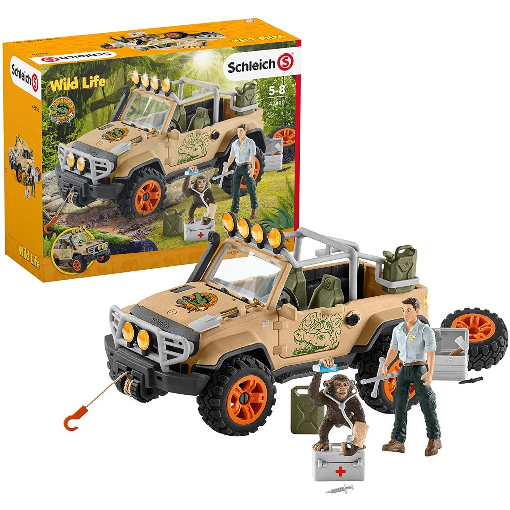 Schleich terepjáró csörlővel (42410) (sch42410)