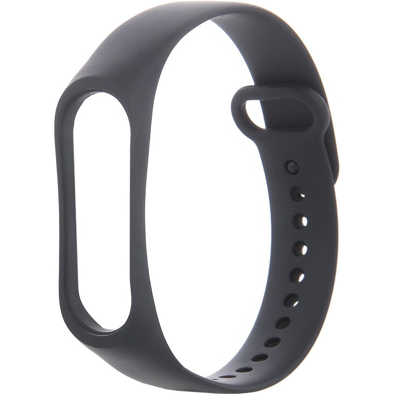 Szilikon Szíj Xiaomi Mi Band 3/4 Fekete (OEM101037)