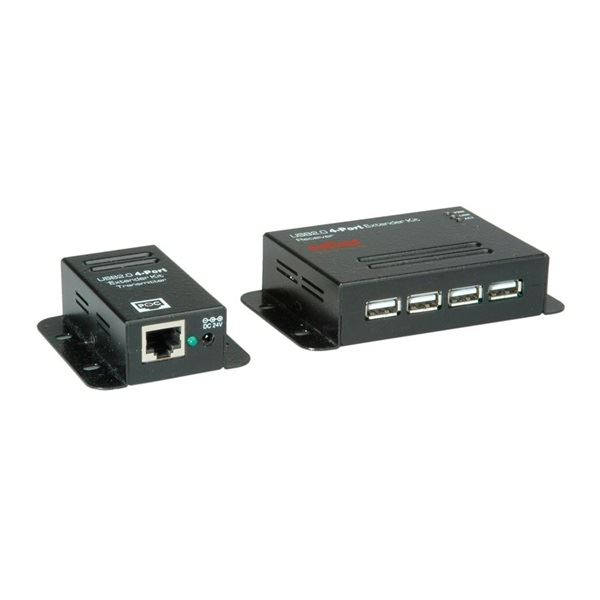 Roline USB 2.0 4 portos Extender (12.04.1101-4) (12.04.1101-4)