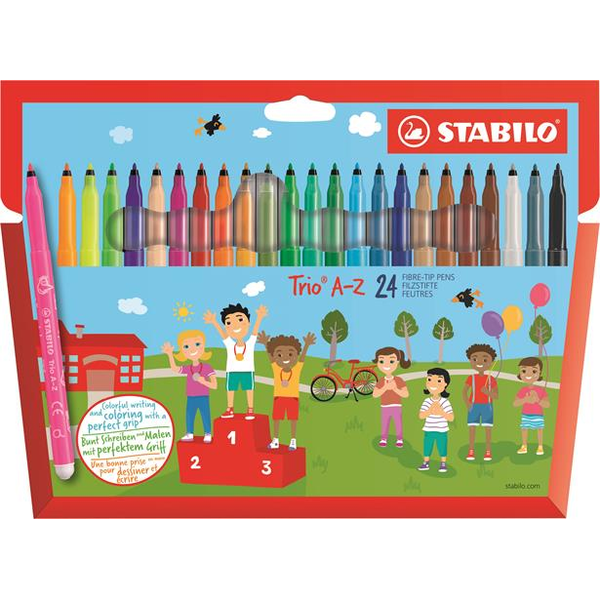 Fixy školní fixy pro děti Stabilo 24 ks