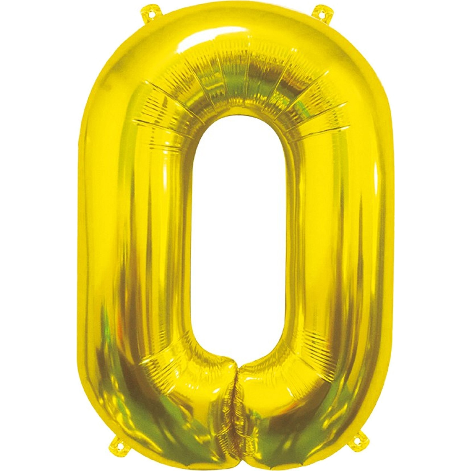 Szám Fólia Lufi - 85 cm, 0-ás, Arany (BC-HZL0)