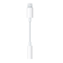 Adapter, Lightning 8pin - 3.5 mm jack átalakító, Apple, fehér, gyári