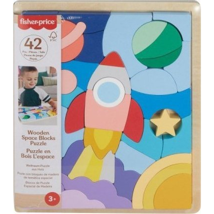 Fisher-Price HXY42 puzzle Puzzle a telaio 42 pz Spazio
