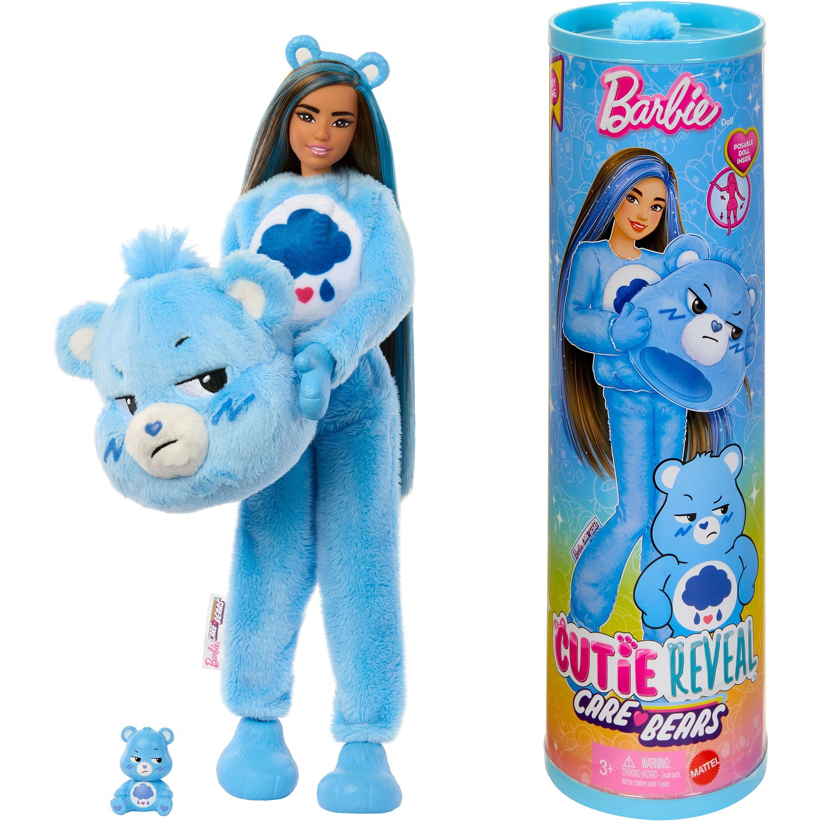 Mattel Barbie Cutie Reveal Care Bears Medve mintás baba (JCN96)
