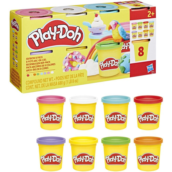 Play-Doh: Tégelyes 8db-os gyurma szett 680gr - Hasbro
