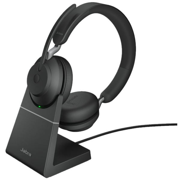 Стерео Bluetooth слушалки Jabra Evolve2 65 UC, черни