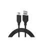 Genius ACC-A2CC-3A USB Type-A apa - USB Type-C apa 2.0 Adat és töltő kábel - Fekete (1.5m)