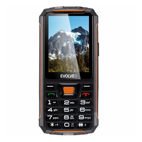 MOBILTELEFON készülék EVOLVEO Strongphone Z5 (Black) 2SIM / DUAL SIM két kártya, csepp, por és ütésálló készülék (SGP-Z5)