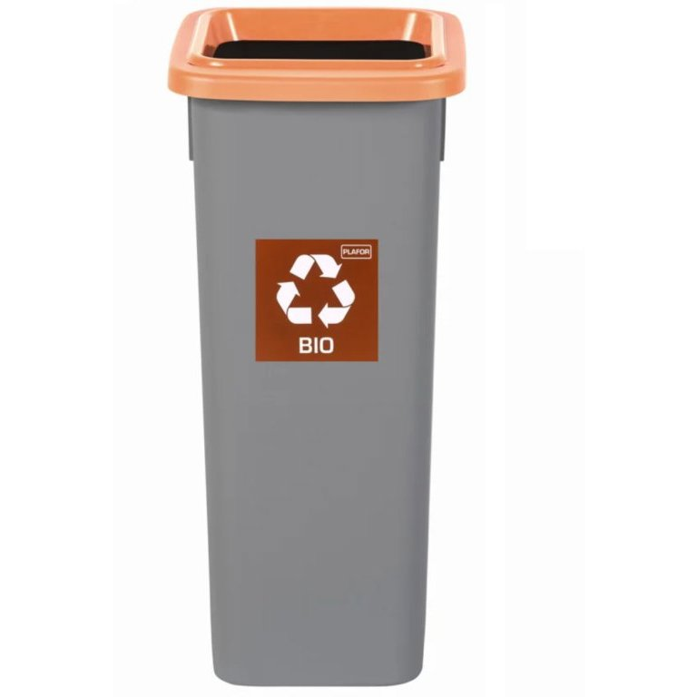 Igotrend, 713006 válogatott hulladékkosár 20 L, FIT BIN - szürke/barna (5907749967135)