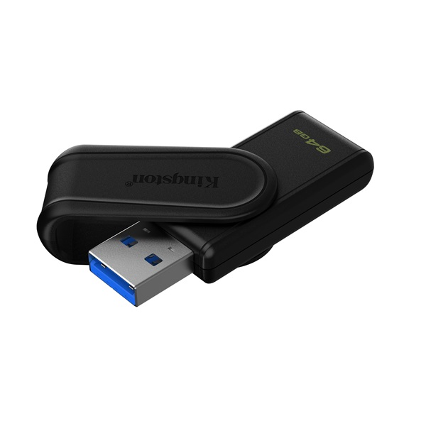 KINGSTON Pendrive 64GB, DT Exodia S USB 3.2 Gen 1 (fekete)