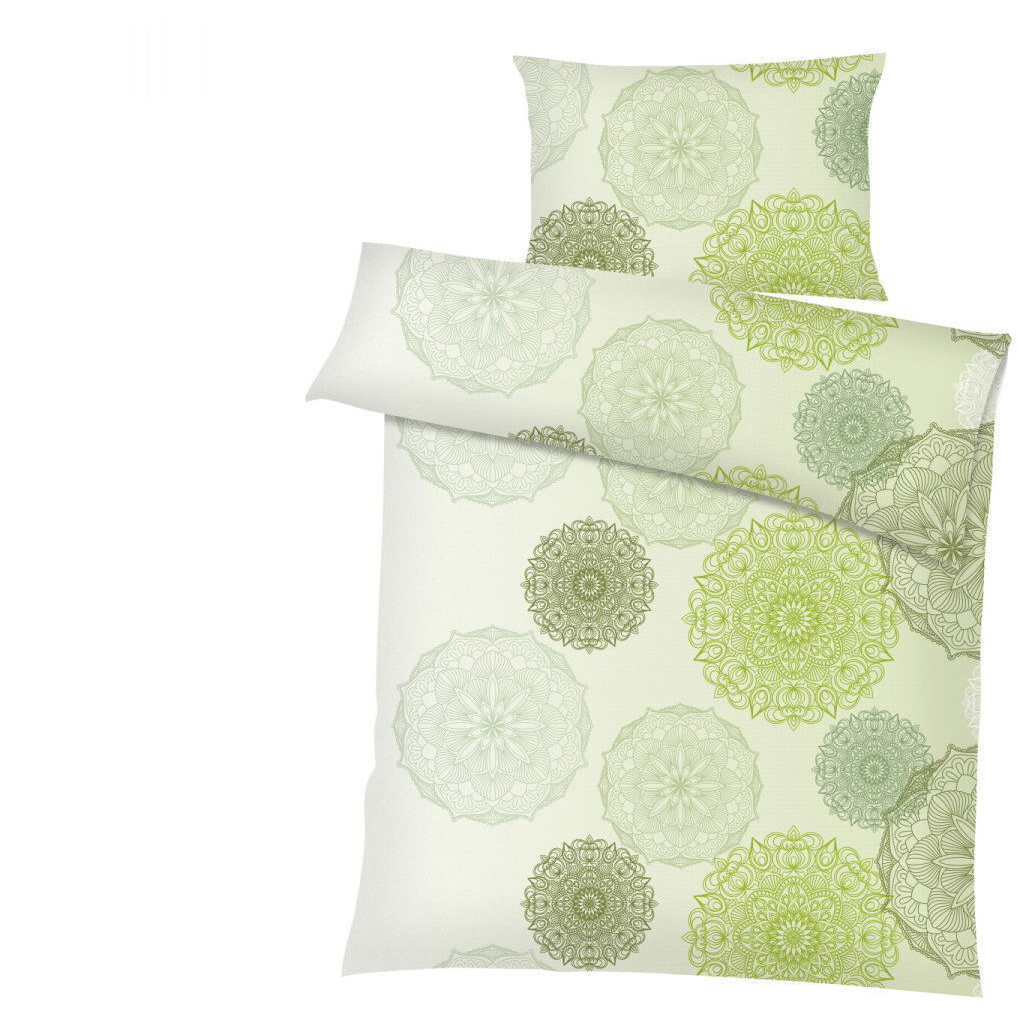 Dadka krepp ágynemű, 140 × 200 cm, 70 × 90 cm, Magic világoszöld (8595085941215)