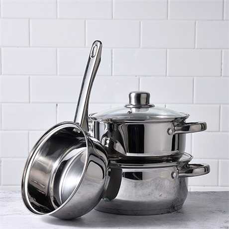 Bergner SG-8171 Edénykészlet - Inox (5 részes) (SG-8171)