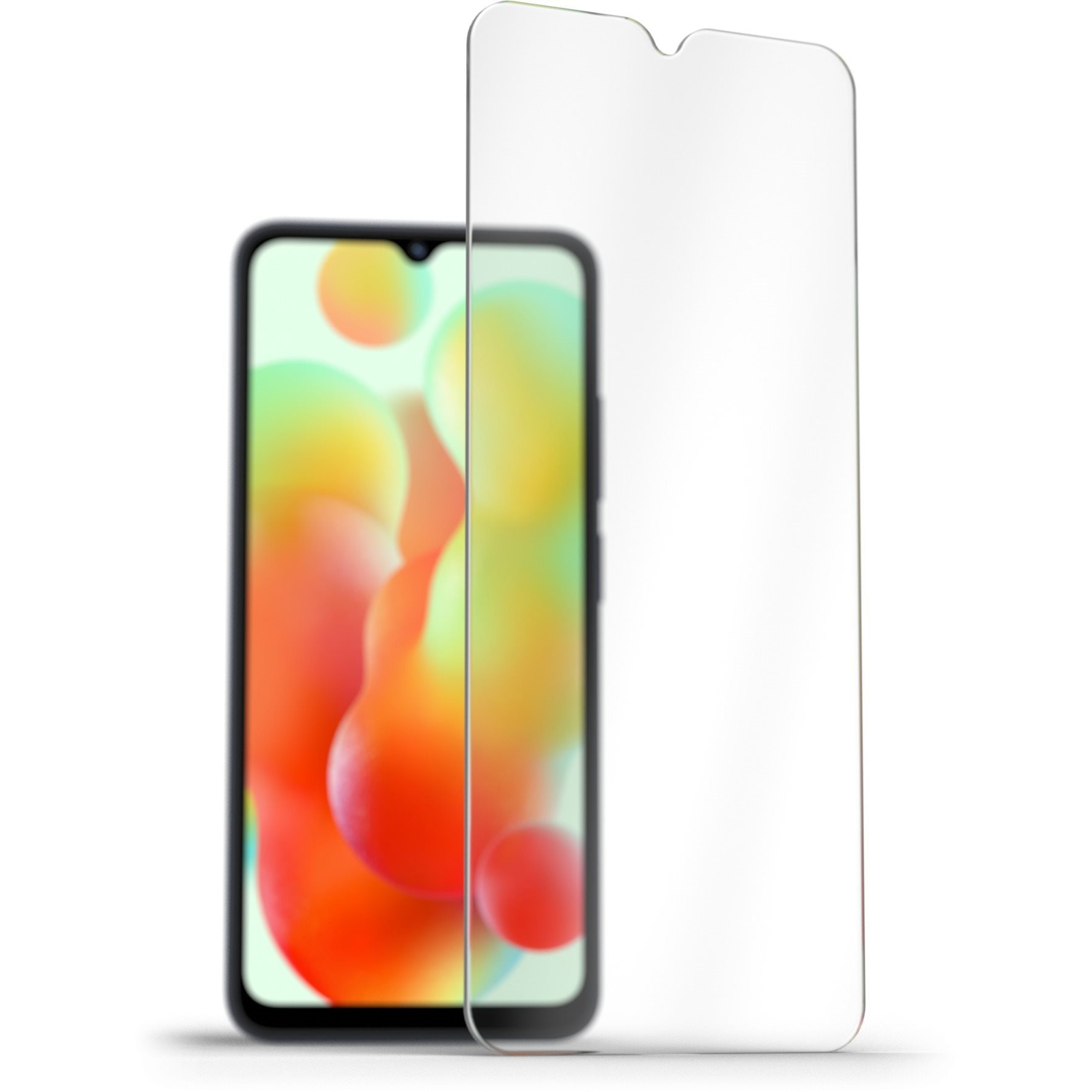 AlzaGuard Case Friendly Glass Protector Xiaomi Redmi 12C 2.5D üvegfólia (AGD-TGF0197)