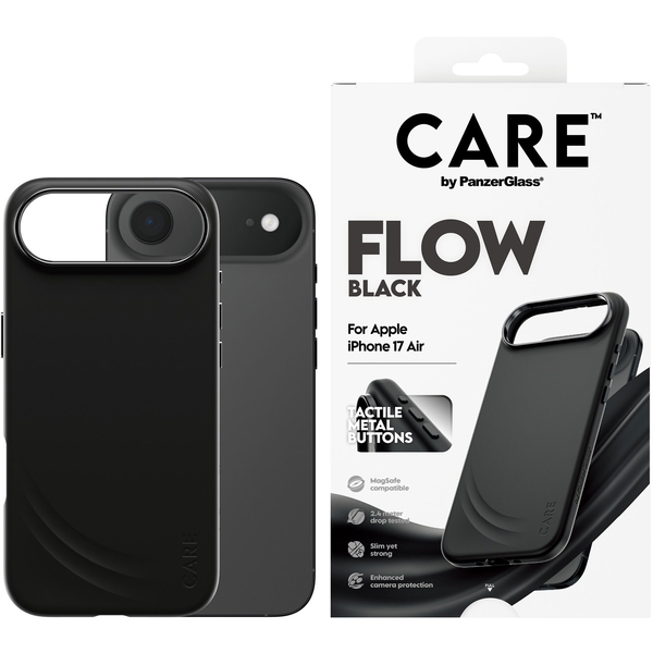 PanzerGlass CARE Apple iPhone Air Flow fekete MagSafe tok