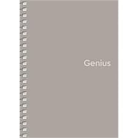 Shkolyaryk Genius PP borítós spirálfüzet A6, kockás, 80 lap (A6-080-6807K) (A6-080-6807K)