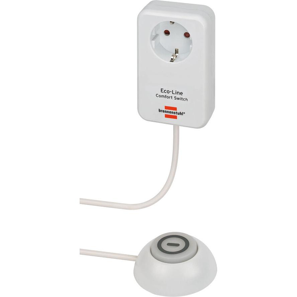 Brennenstuhl Eco Line Comfort Switch 1-es adapter lábkapcsolóval 1.5m