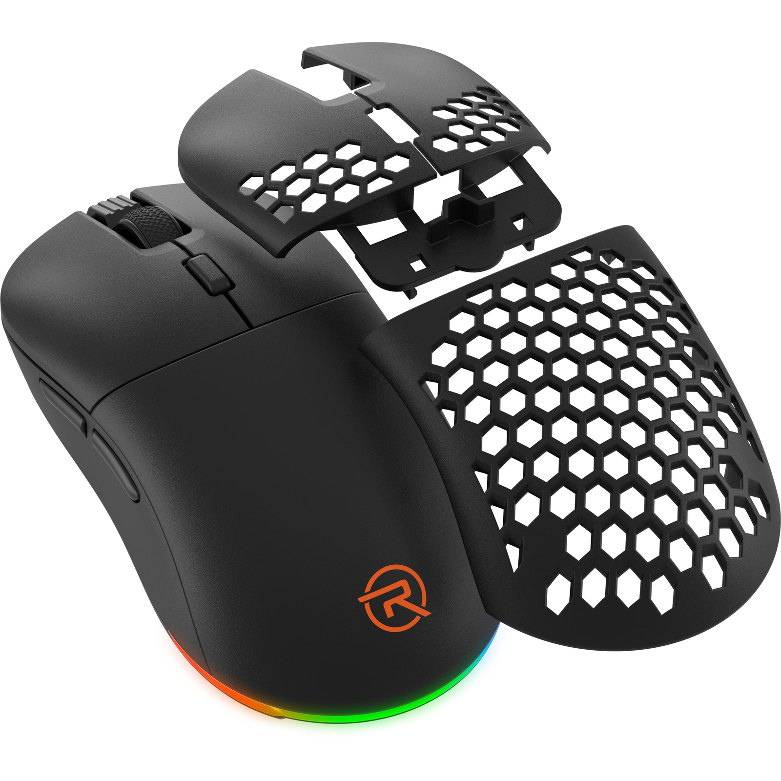 Rapture ASPIS fekete 19000 DPI vezeték nélküli gamer egér (RPT-GMSB3370RB)