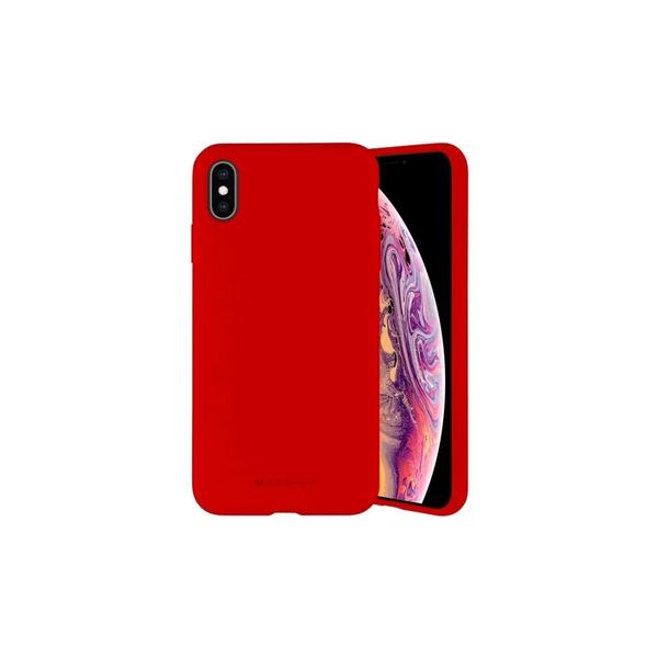 Mercury Silicone tok Samsung A31/A315 készülékhez piros