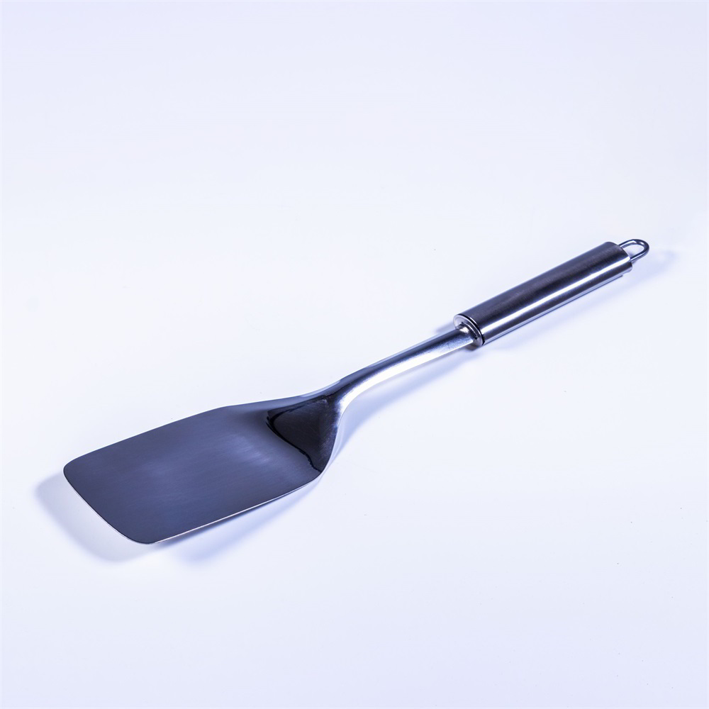 TOO KT-468 Fém konyhai spatula 33 cm - Fekete (KT-468)