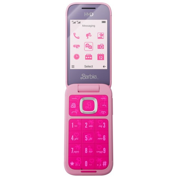 HMD Barbie Phone 7,11 cm (2.8") 125 g Roz Telefon clasic