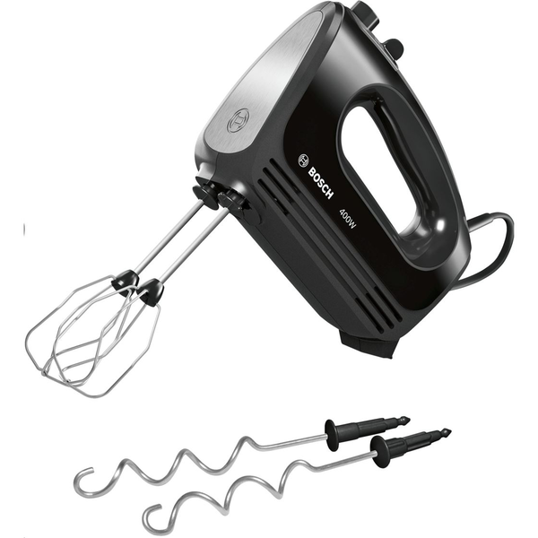 Bosch MFQ2420B миксер Ръчен миксер 400 W Черен, Сребърен
