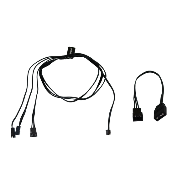 Alphacool 18602 Digitális RGB LED y-kábel 3-szor, JST dugós csatlakozóval - 60cm