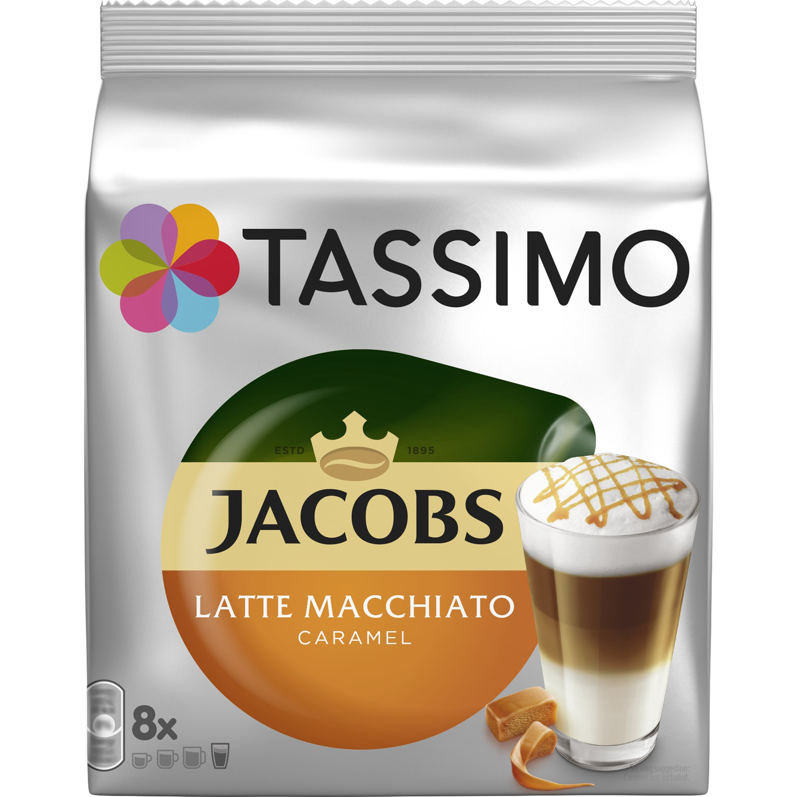 TASSIMO Jacobs Latte Macchiato Caramel 8db (344101)