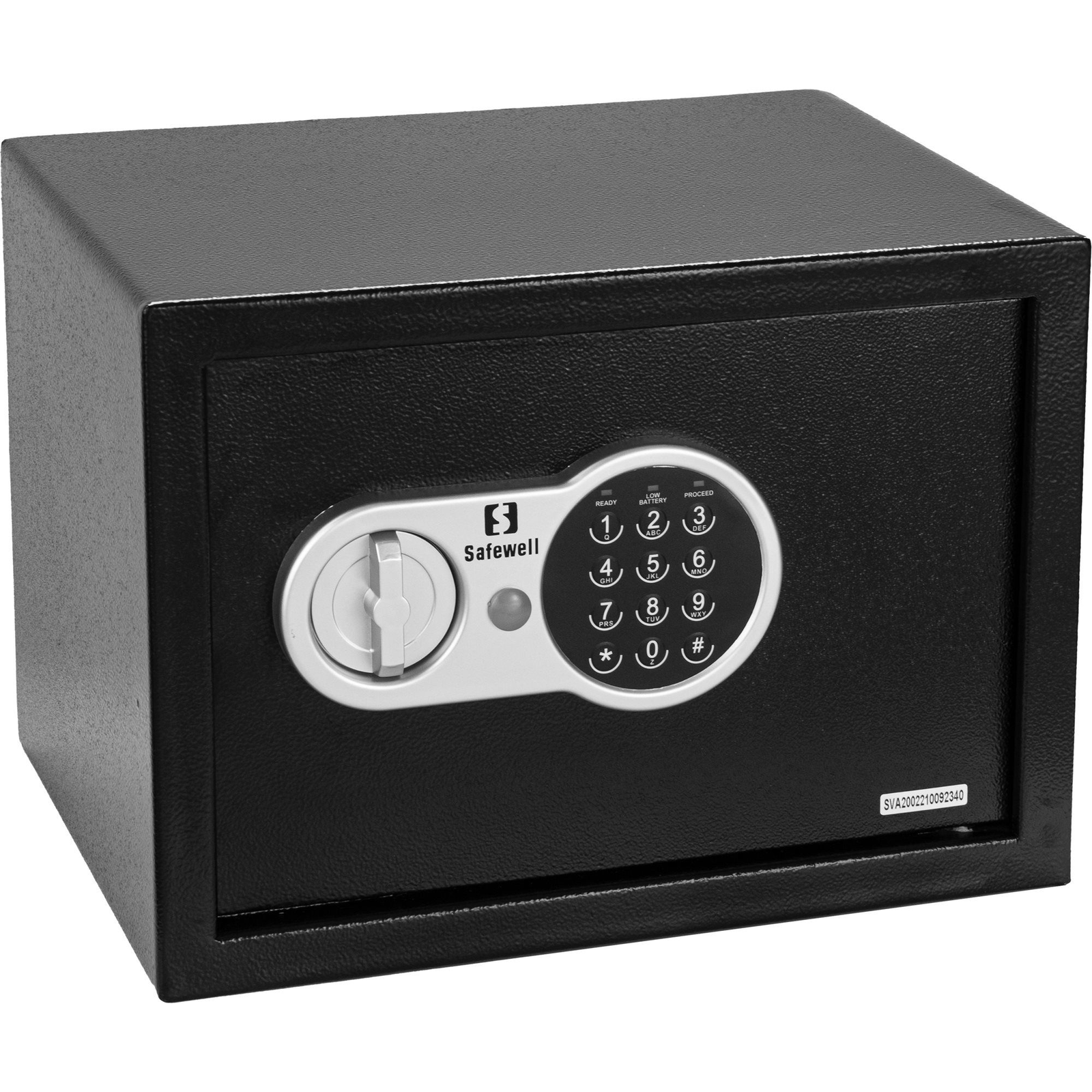 SAFEWELL Elektronikus széf 25l, fekete (25ET)